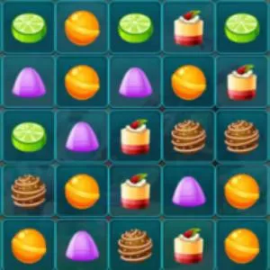 Play New Year Puddings Match - Free Online Match 3 Game